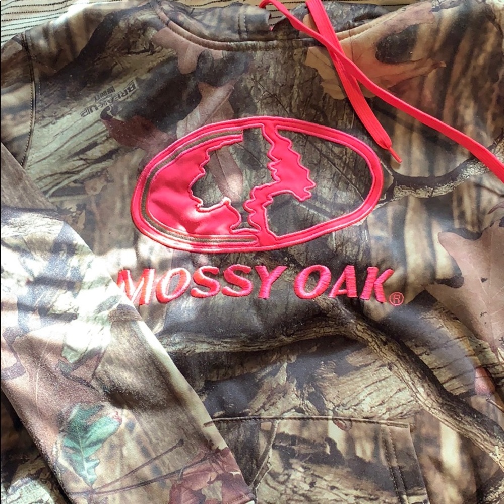 Mossy Oak Camo and Pink Hoodie